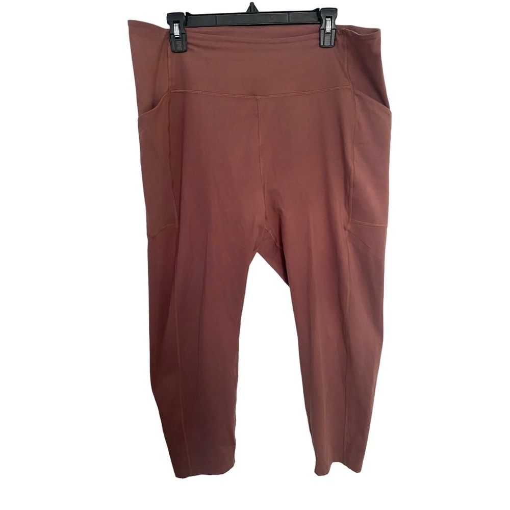 Girlfriend Collective Brown Crop Leggings 4XL
